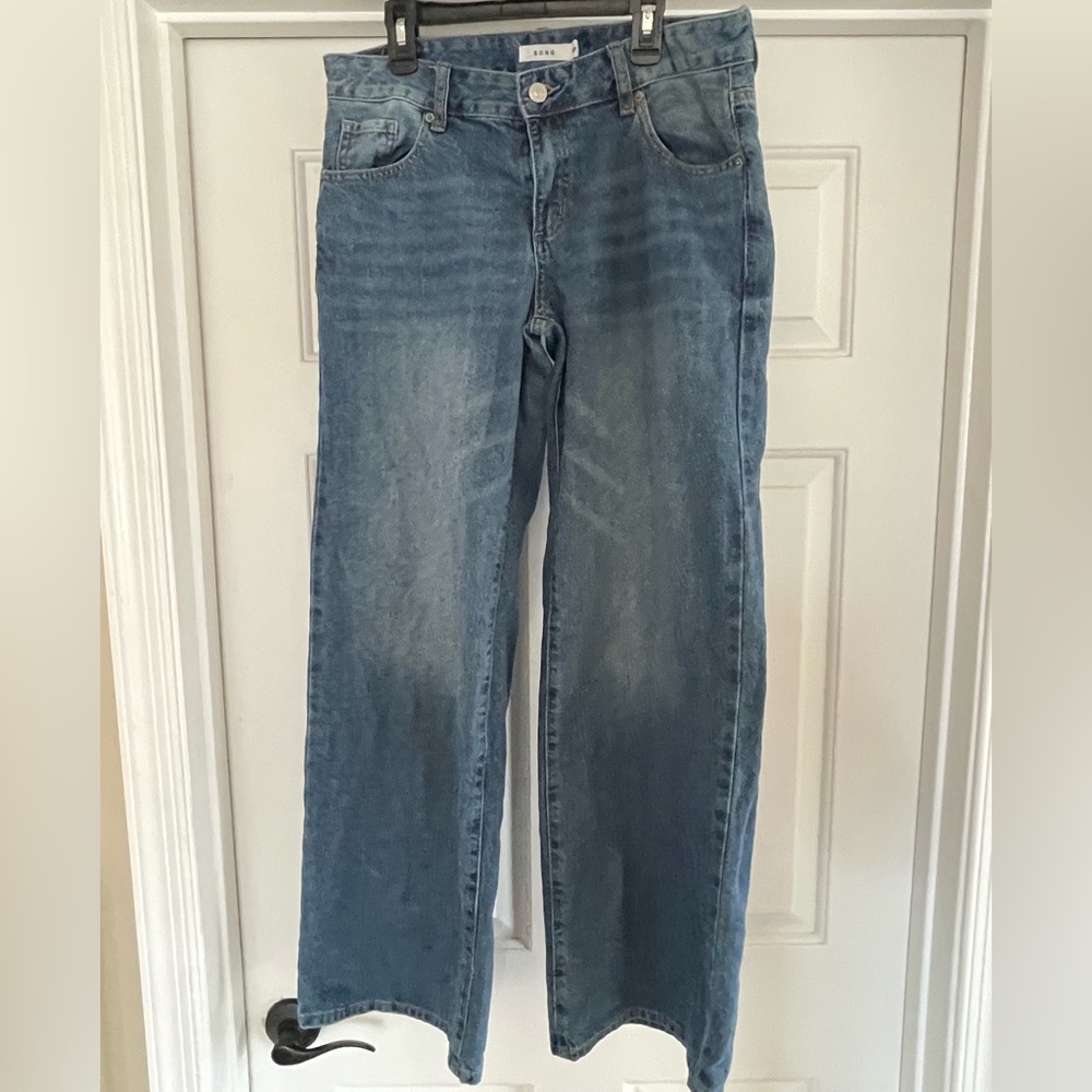 Denim Co. Relaxed Fit Women’s Jeans in Light Blue Size 5/27